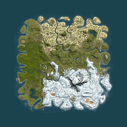 Rust map seed 1377907318, 6000x6000m top-down preview
