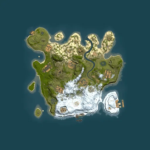 Rust map seed 889965056, 3000x3000m top-down preview