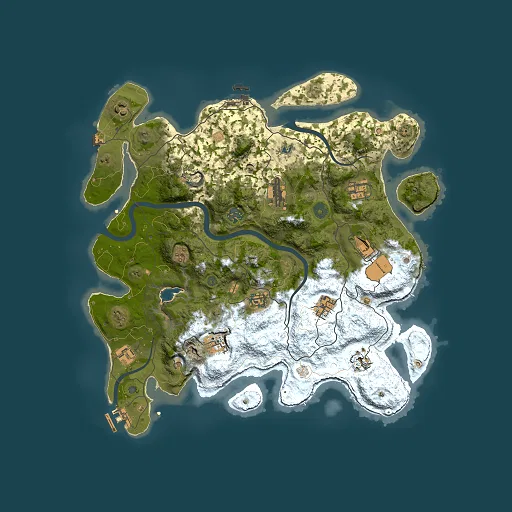 Rust map seed 1921055196, 4000x4000m top-down preview