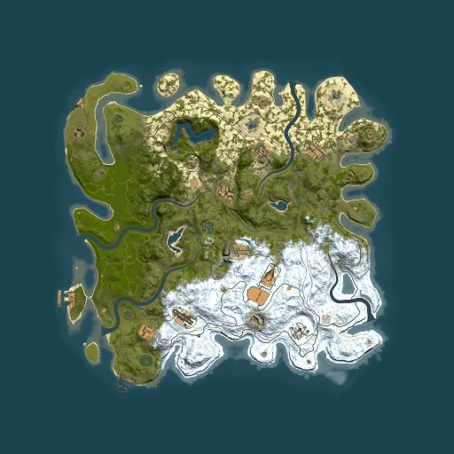 Rust map seed 1132803196, 4500x4500m top-down preview
