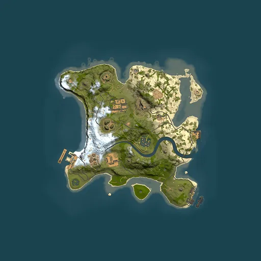 Rust map seed 559690267, 2500x2500m top-down preview