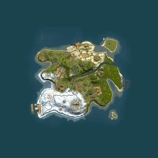 Rust map seed 20449551, 2500x2500m top-down preview