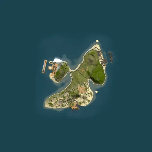 Rust map seed 1591371189, 1500x1500m top-down preview