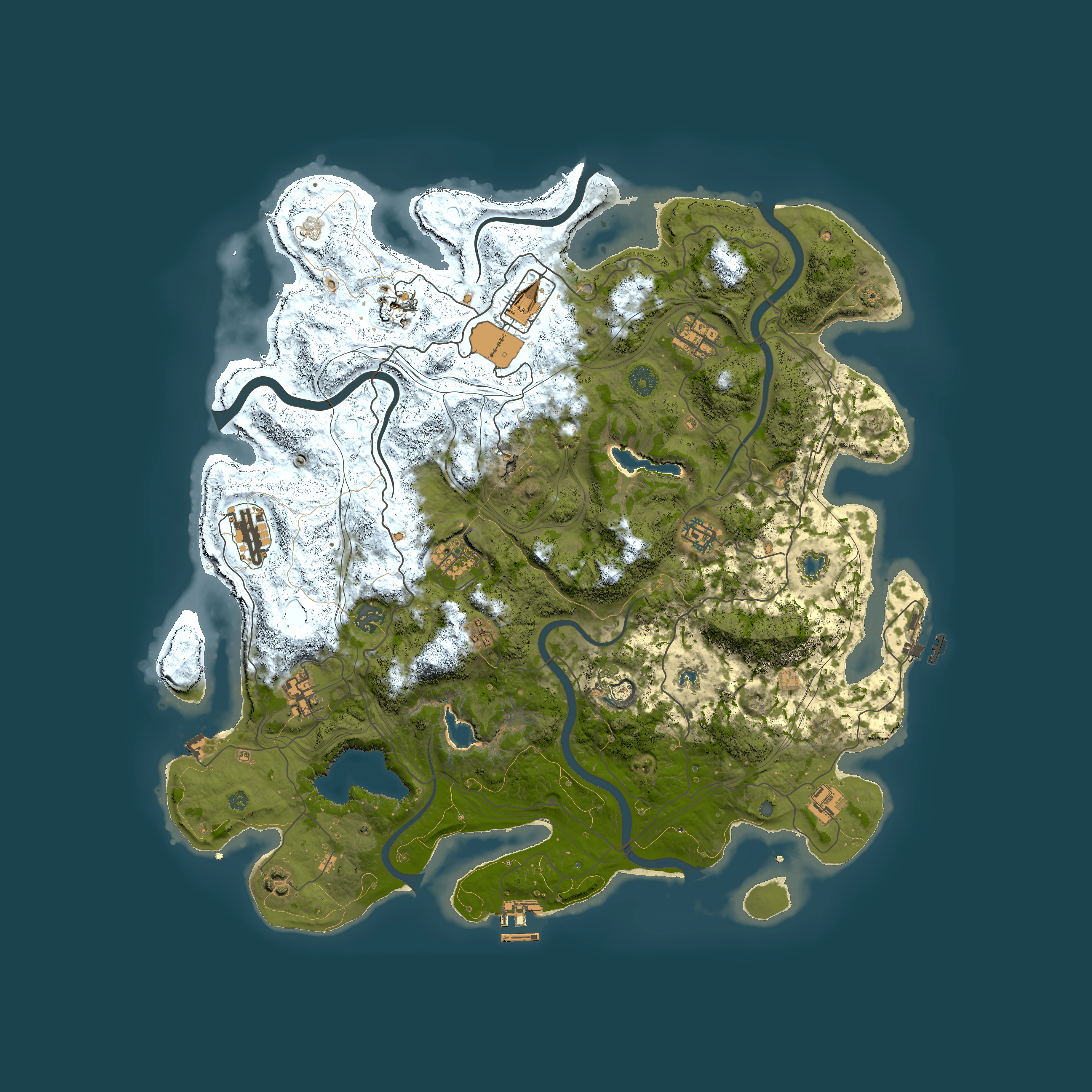 Full top-down render of Rust map seed 1347143004, 4500x4500m
