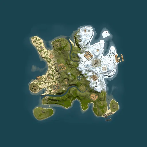 Rust map seed 368101742, 3000x3000m top-down preview