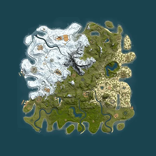 Rust map seed 1026163235, 5000x5000m top-down preview