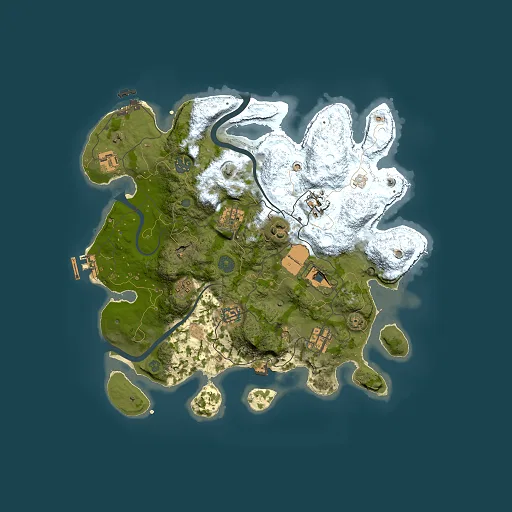 Rust map seed 748810162, 3500x3500m top-down preview
