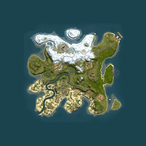 Rust map seed 1798508716, 3000x3000m top-down preview