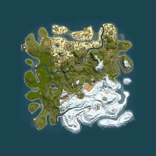 Rust map seed 328321176, 4000x4000m top-down preview