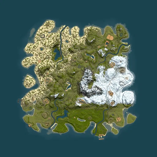Rust map seed 41745269, 5000x5000m top-down preview