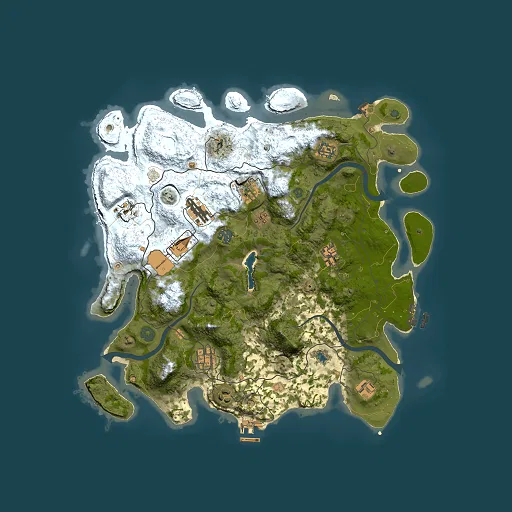 Rust map seed 1380554635, 4000x4000m top-down preview