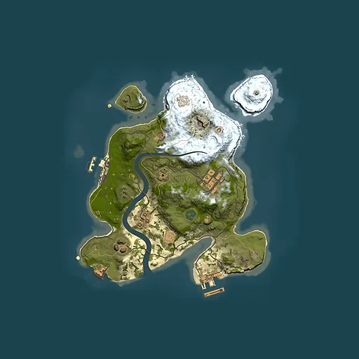 Rust map seed 855776546, 2500x2500m top-down preview
