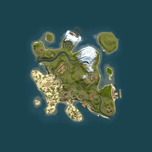 Rust map seed 1056196847, 2500x2500m top-down preview