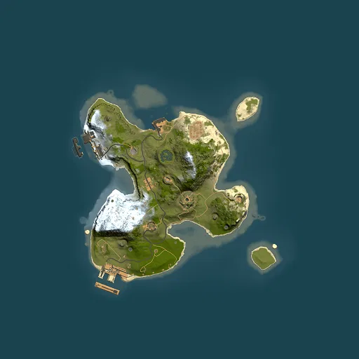Rust map seed 976348991, 2000x2000m top-down preview