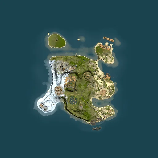 Rust map seed 558208051, 2000x2000m top-down preview
