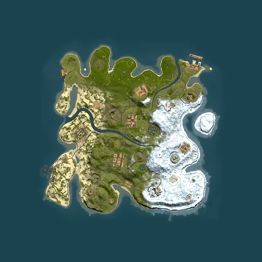 Rust map seed 399076575, 3000x3000m top-down preview