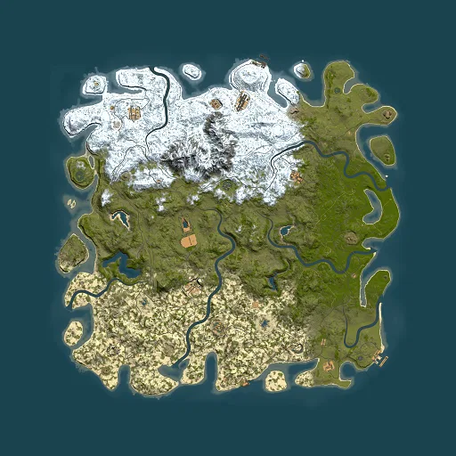 Rust map seed 800282502, 6000x6000m top-down preview