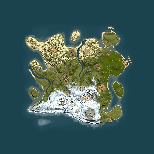 Rust map seed 12015099, 3000x3000m top-down preview