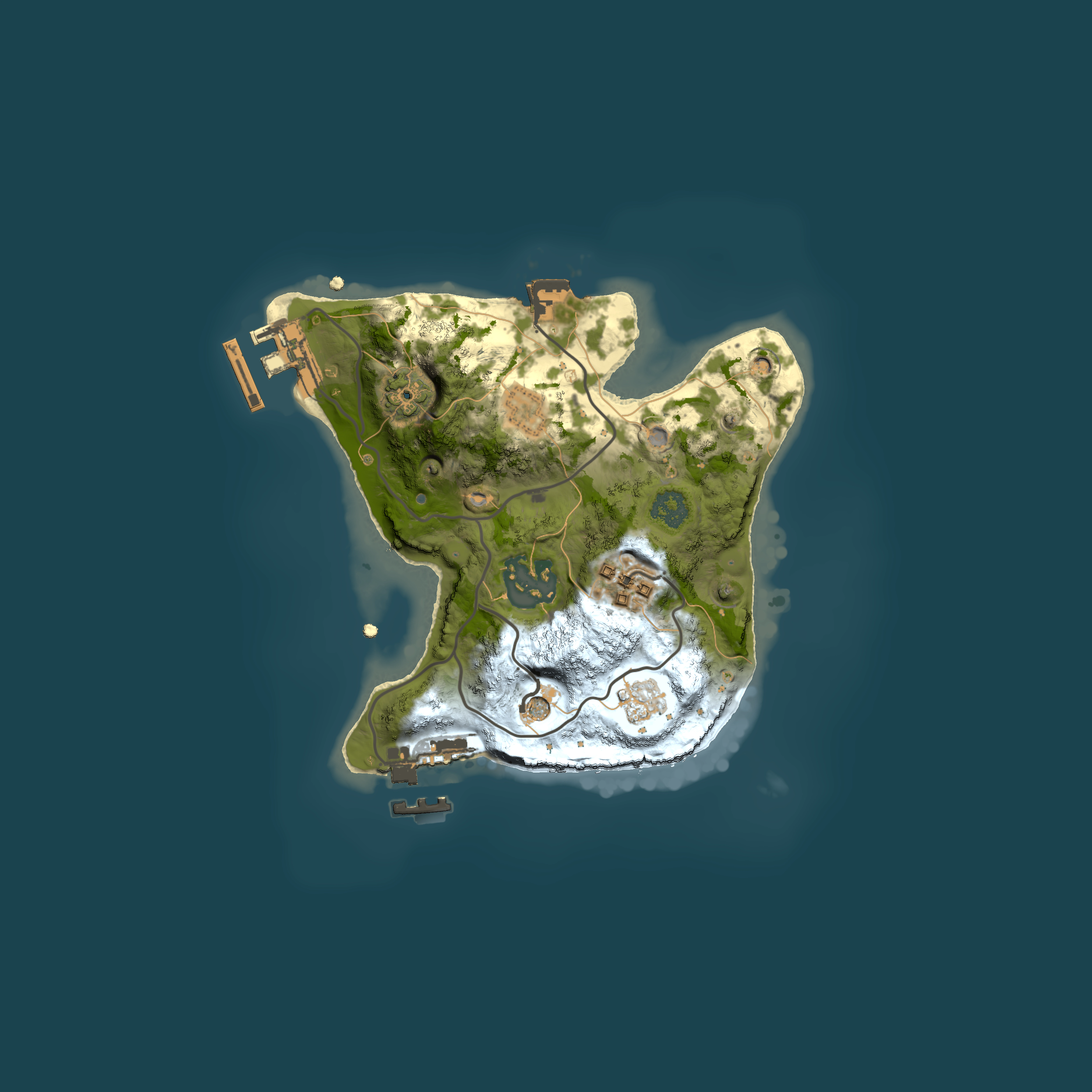 Full top-down render of Rust map seed 1970314893, 2000x2000m