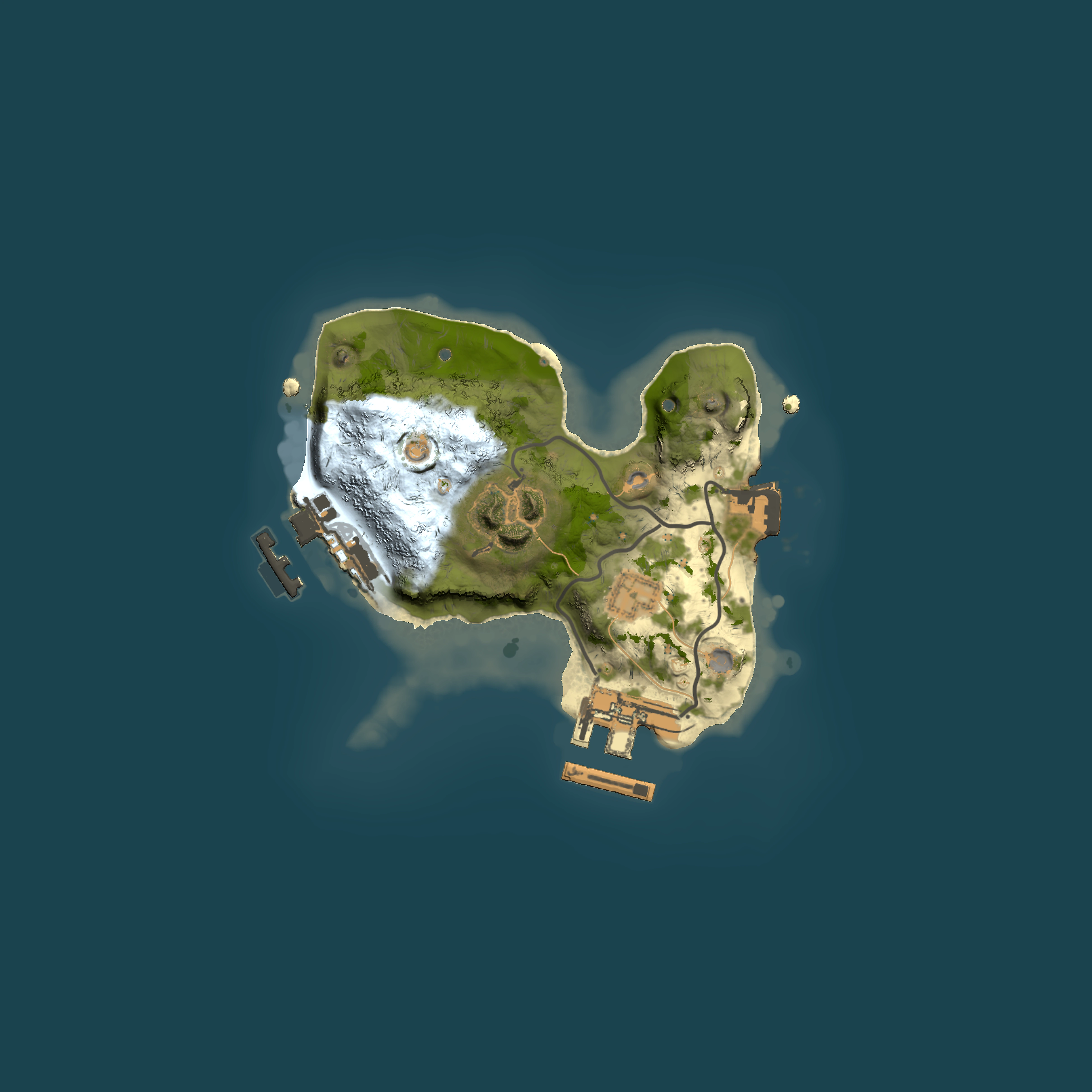 Full top-down render of Rust map seed 449765908, 1500x1500m