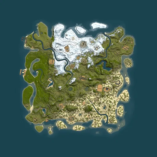 Rust map seed 339185555, 4500x4500m top-down preview