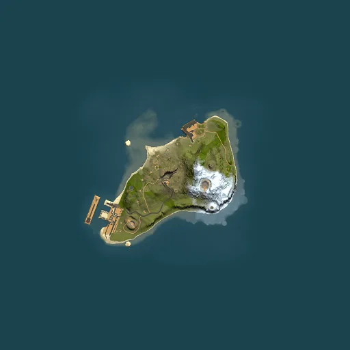 Rust map seed 829079539, 1500x1500m top-down preview