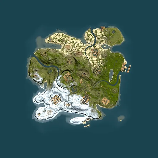 Rust map seed 2046709290, 3000x3000m top-down preview