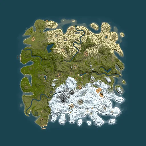 Rust map seed 1004070247, 5500x5500m top-down preview