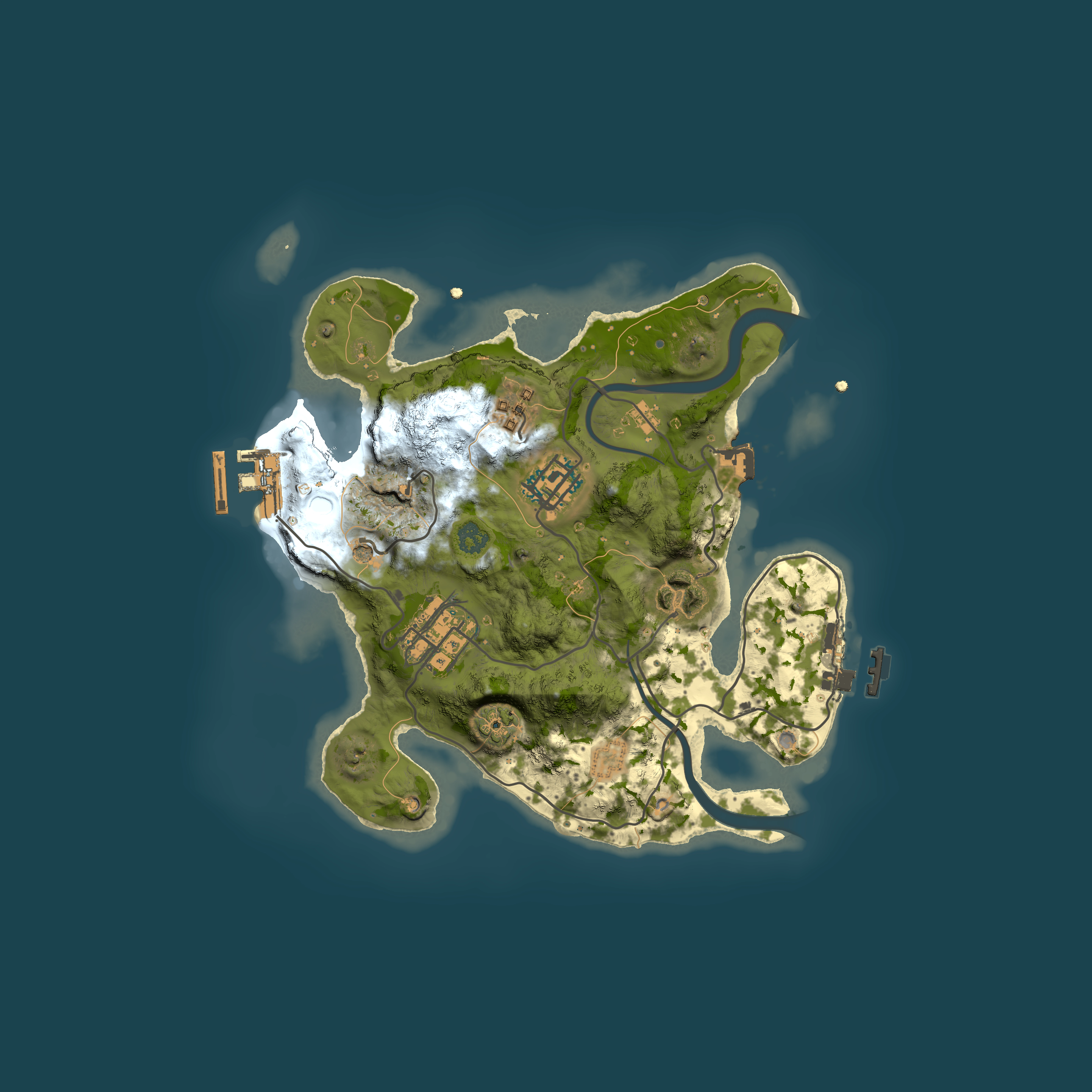 Full top-down render of Rust map seed 744877248, 2500x2500m