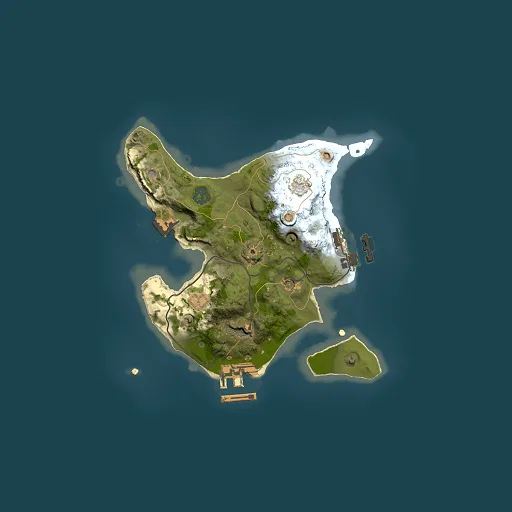 Rust map seed 2068690481, 2000x2000m top-down preview