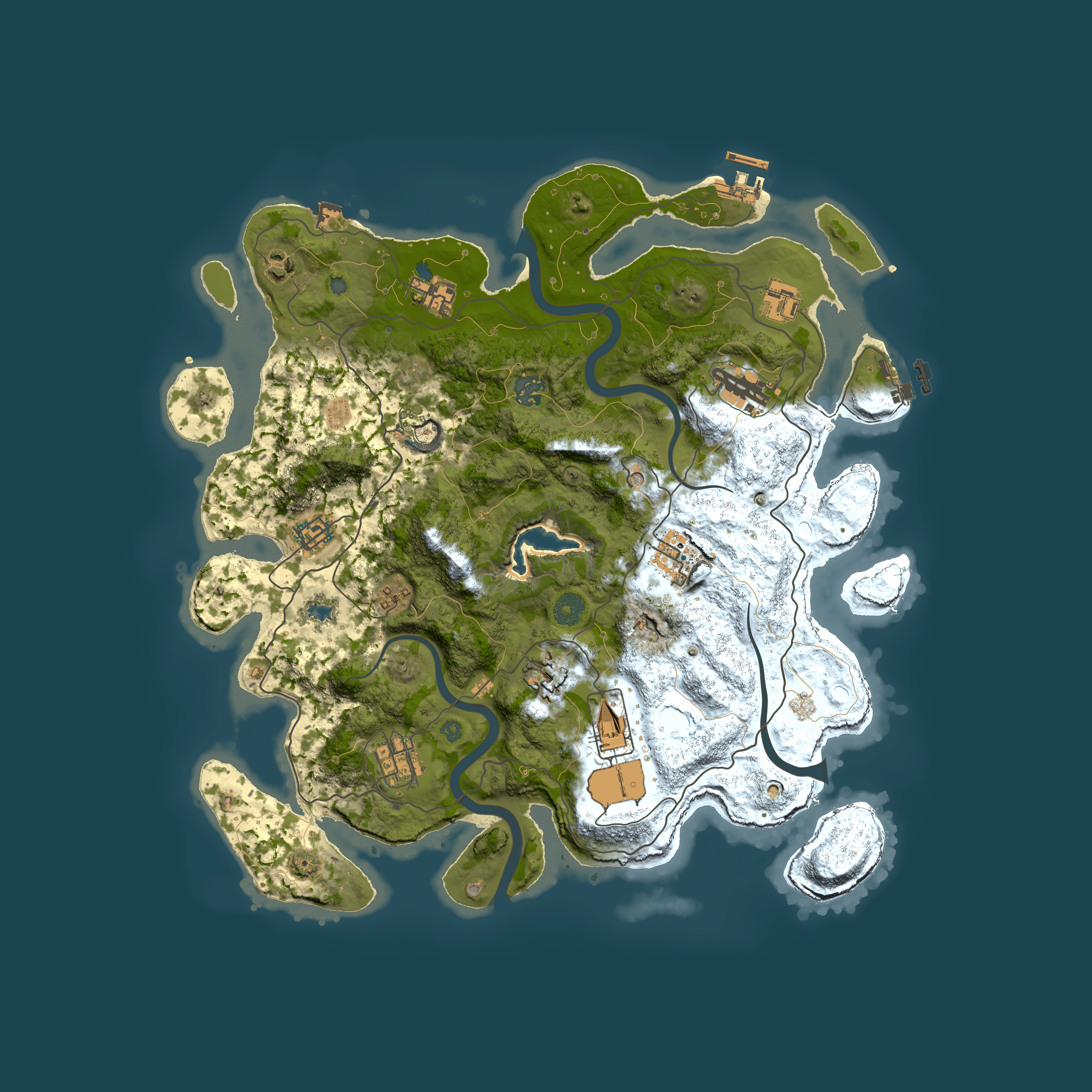 Full top-down render of Rust map seed 1059996873, 4000x4000m