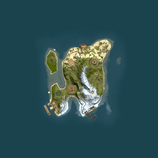 Rust map seed 1965824681, 2000x2000m top-down preview