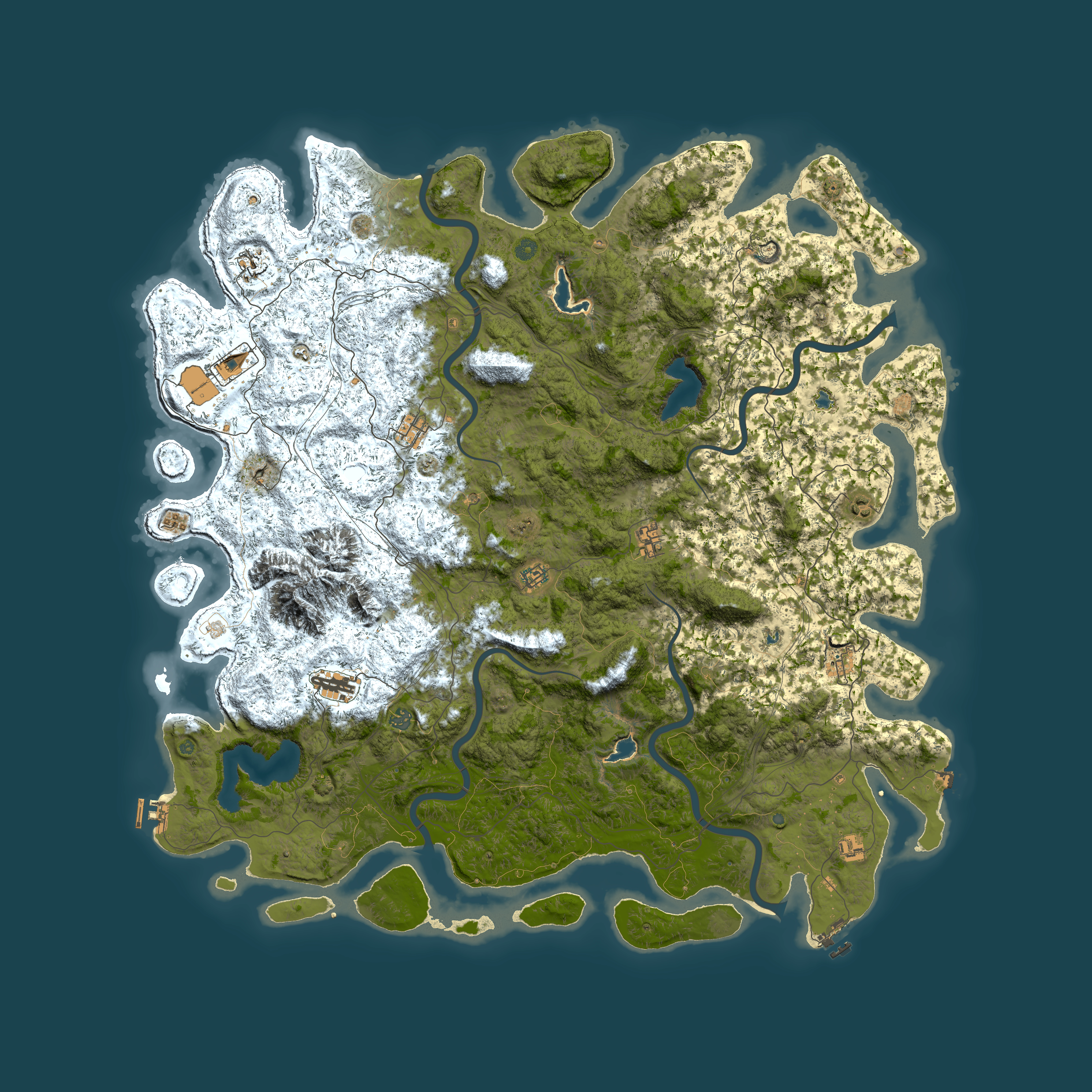Full top-down render of Rust map seed 1946255138, 6000x6000m