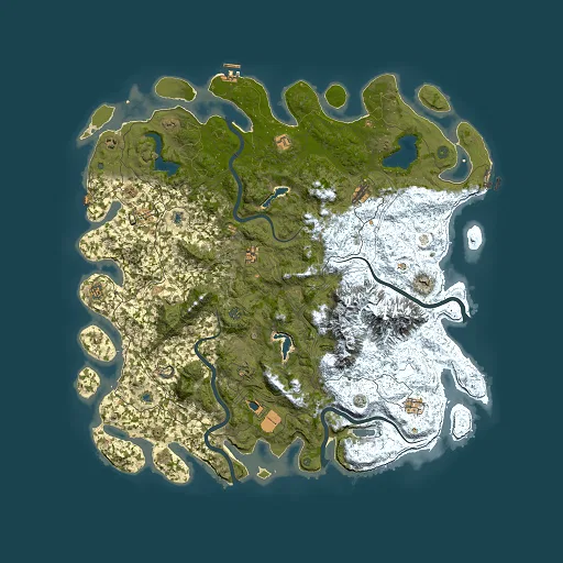 Rust map seed 48971407, 5500x5500m top-down preview
