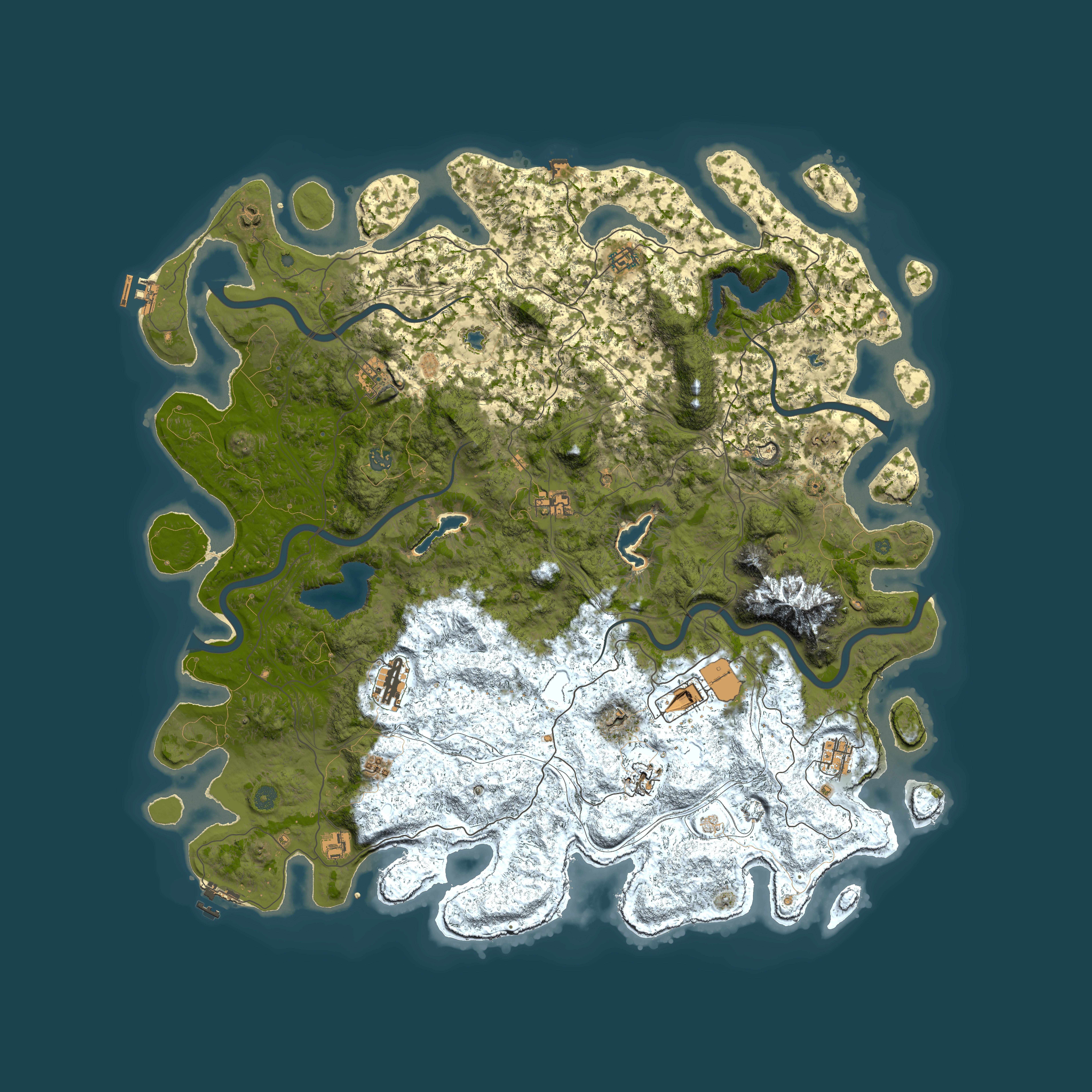 Full top-down render of Rust map seed 519319781, 5500x5500m