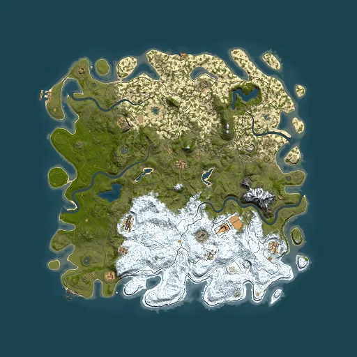 Rust map seed 519319781, 5500x5500m top-down preview