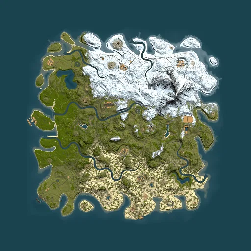 Rust map seed 65394703, 5500x5500m top-down preview