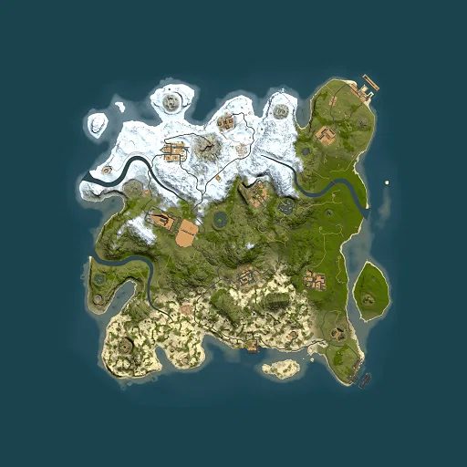 Rust map seed 565757767, 3500x3500m top-down preview