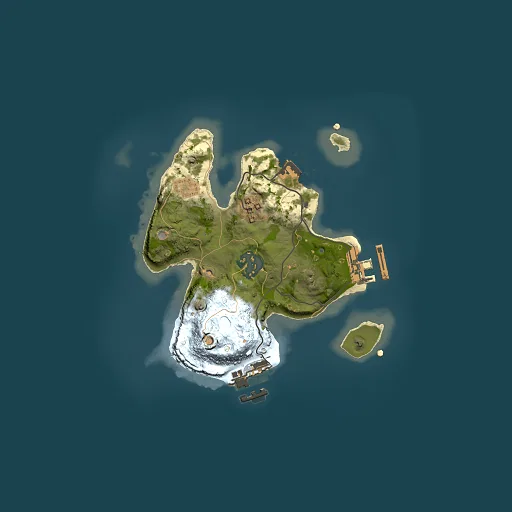 Rust map seed 1080488682, 2000x2000m top-down preview