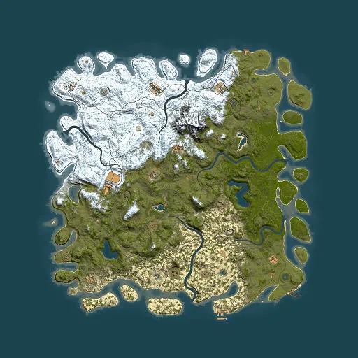 Rust map seed 963894423, 6000x6000m top-down preview