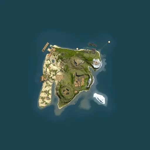 Rust map seed 545374606, 2000x2000m top-down preview