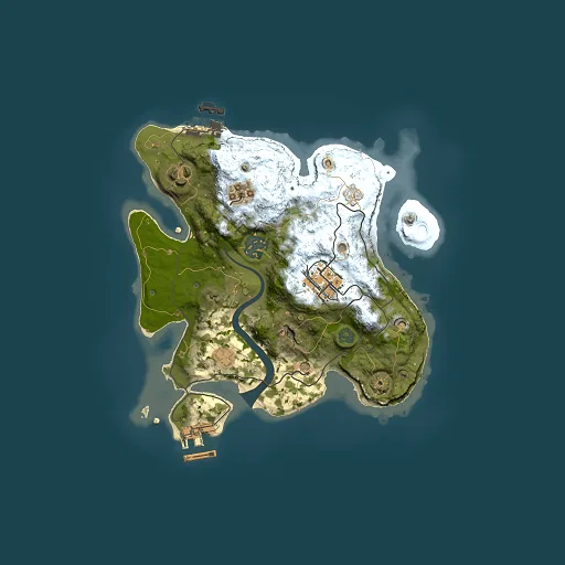 Rust map seed 5178156, 2500x2500m top-down preview
