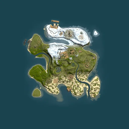 Rust map seed 1141291509, 2500x2500m top-down preview