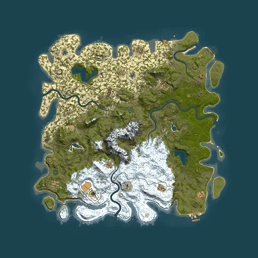 Rust map seed 185037388, 5500x5500m top-down preview