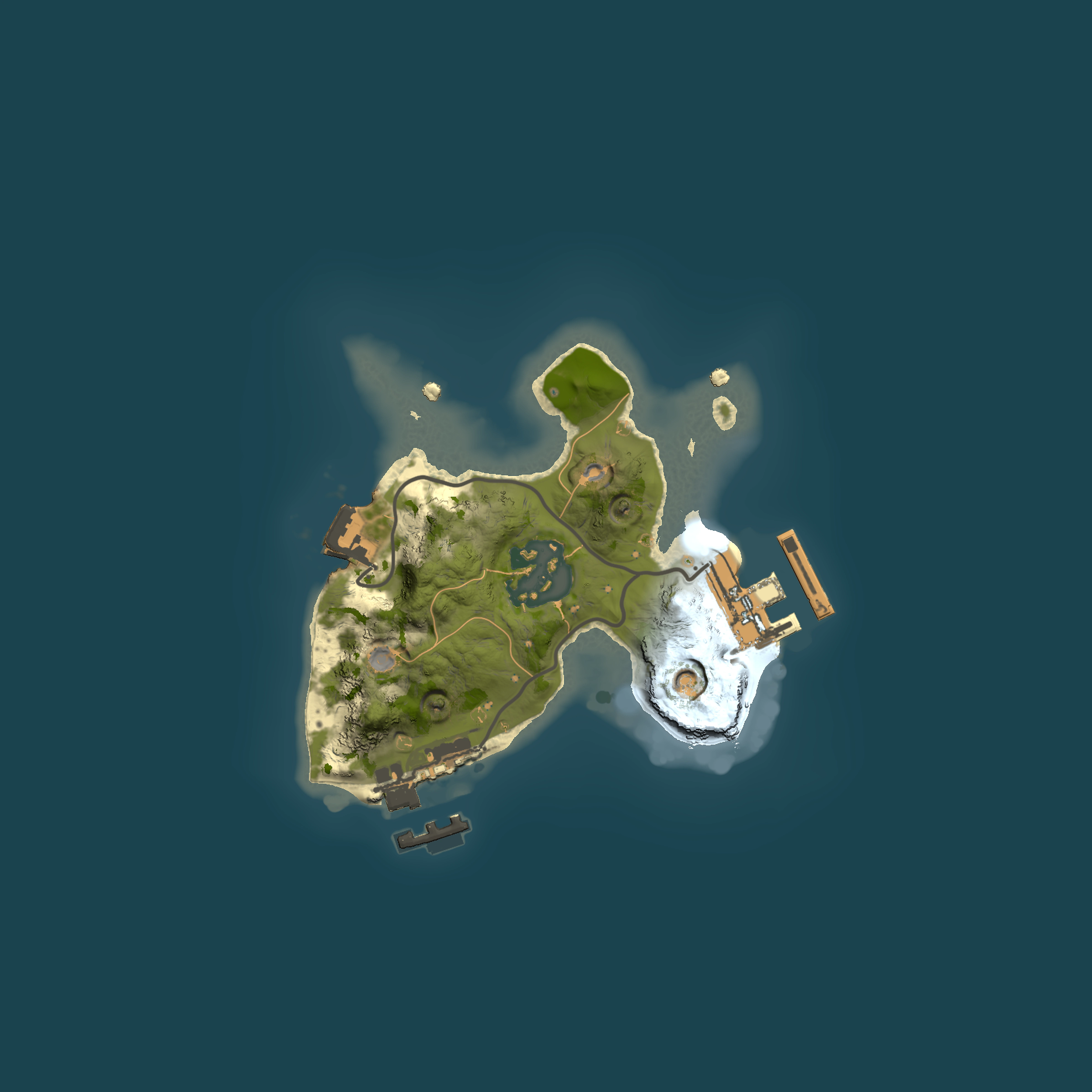 Full top-down render of Rust map seed 424802890, 1500x1500m