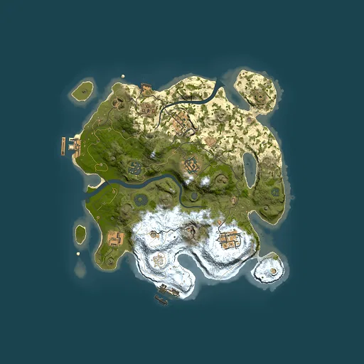 Rust map seed 201115256, 3000x3000m top-down preview