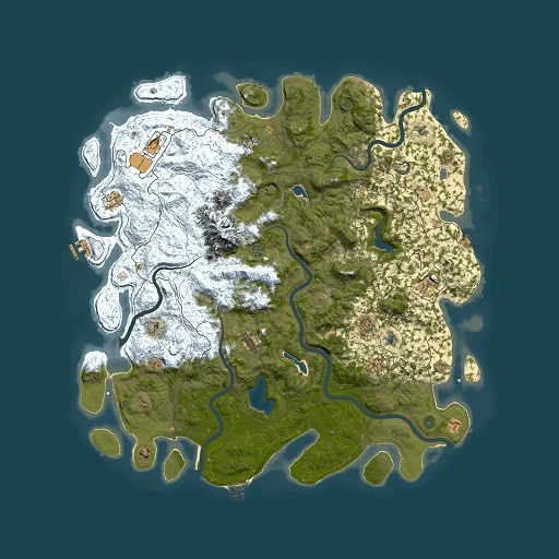 Rust map seed 1084070018, 5500x5500m top-down preview