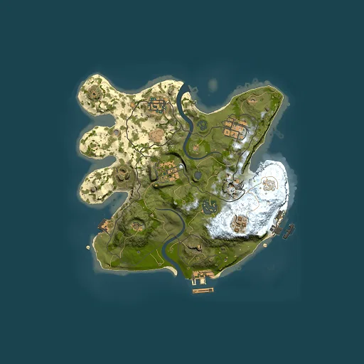 Rust map seed 2123998335, 2500x2500m top-down preview