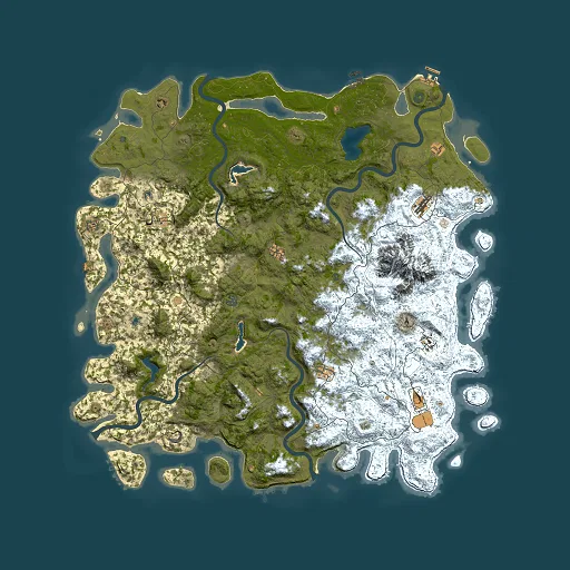 Rust map seed 1482935875, 6000x6000m top-down preview
