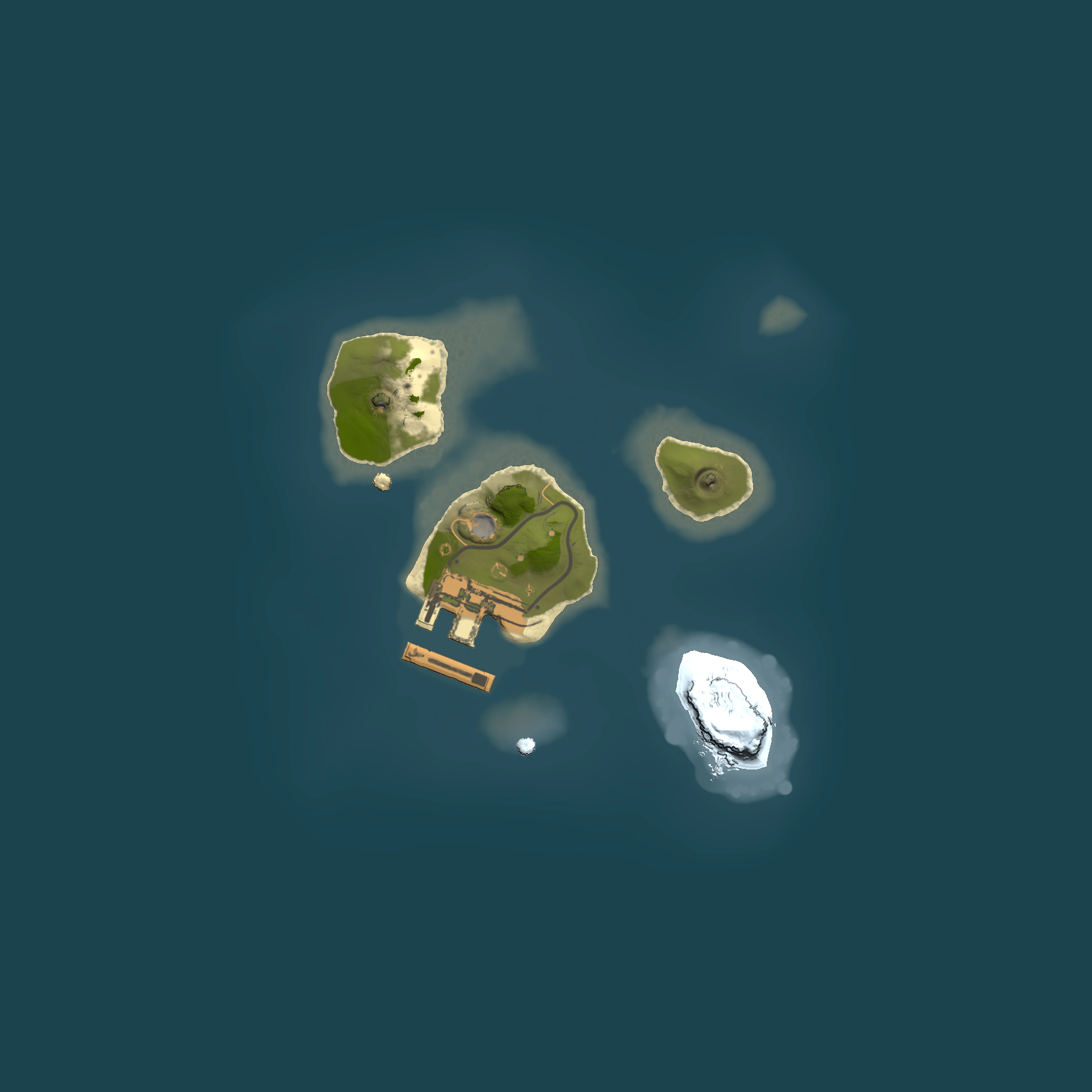 Full top-down render of Rust map seed 1744168432, 1500x1500m